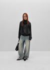 The Bellit Frill V-neck 3/4 Sleeve T-Shirt