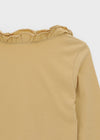 The Bellit Frill V-neck 3/4 Sleeve T-Shirt