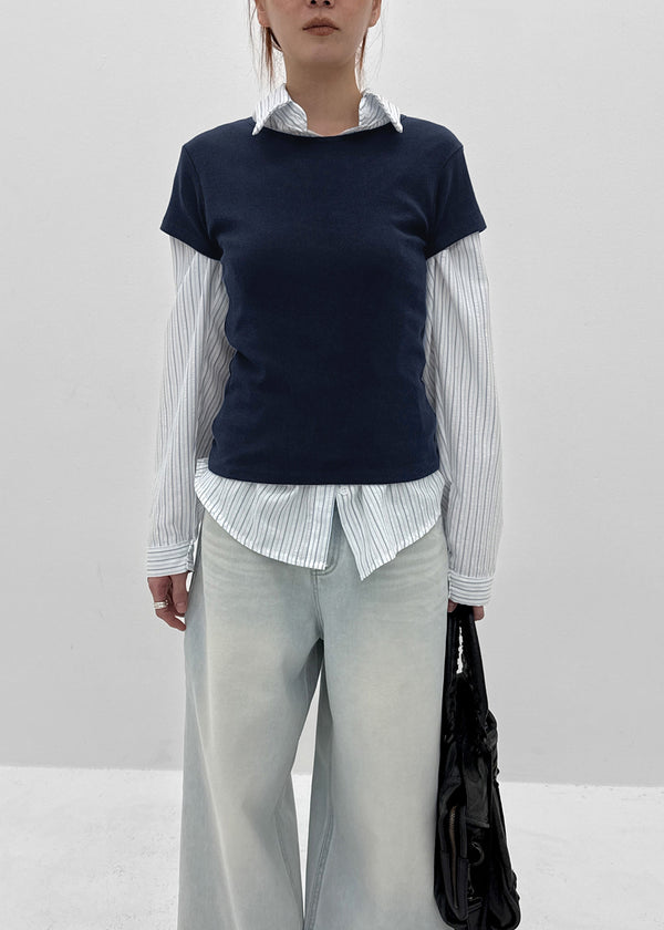 [MADE] Dutsbi Round Neck Short Sleeve Top