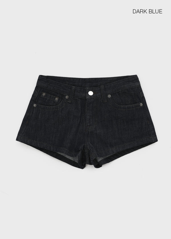 Caroine Raw Denim Shorts