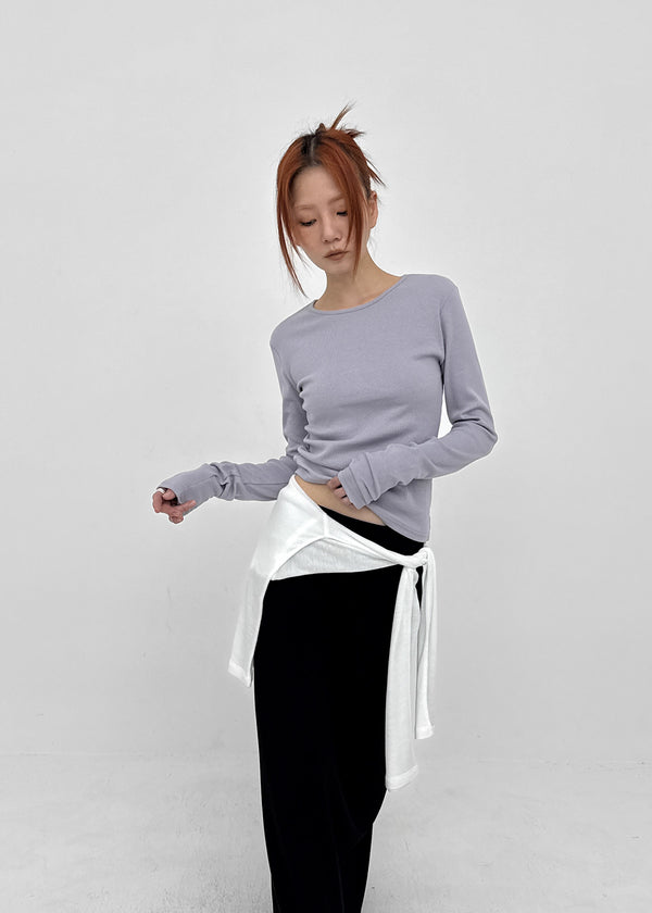 [MADE] Thezbee Round Long Sleeve Tee