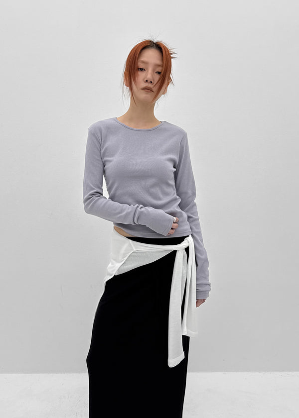 [MADE] Thezbee Round Long Sleeve Tee