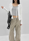 Ehome Ribbed Cardigan