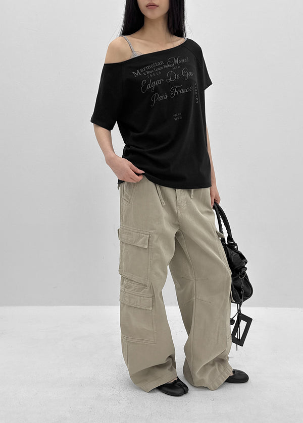 (UNISEX) Zult Pigment Wide Cargo Pants