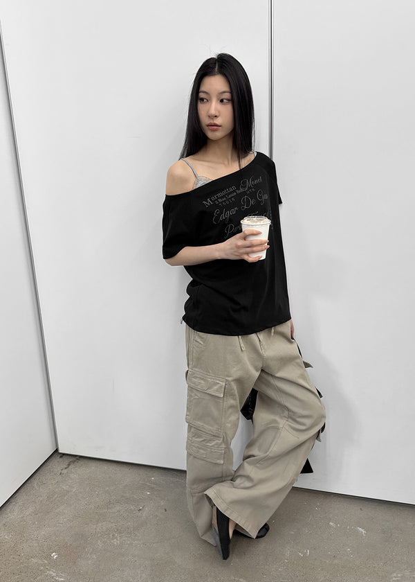 (UNISEX) Zult Pigment Wide Cargo Pants