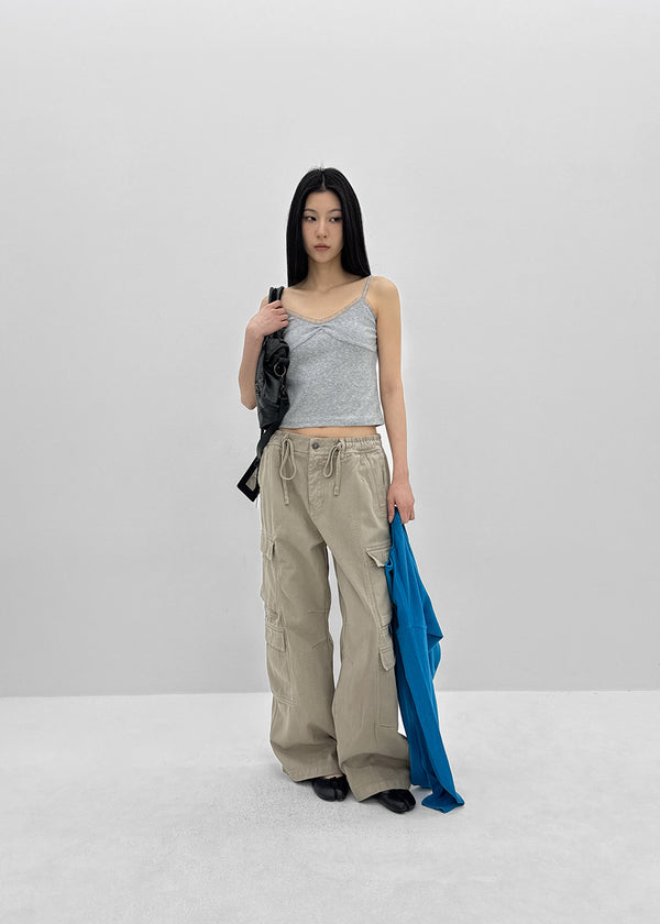 (UNISEX) Zult Pigment Wide Cargo Pants