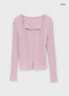 Ehome Ribbed Cardigan