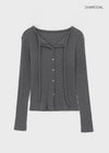 Ehome Ribbed Cardigan