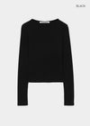[MADE] Fluffy Layered Ribbed Long Sleeve Top (Set Available)