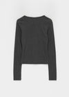 [MADE] Fluffy Layered Ribbed Long Sleeve Top (Set Available)