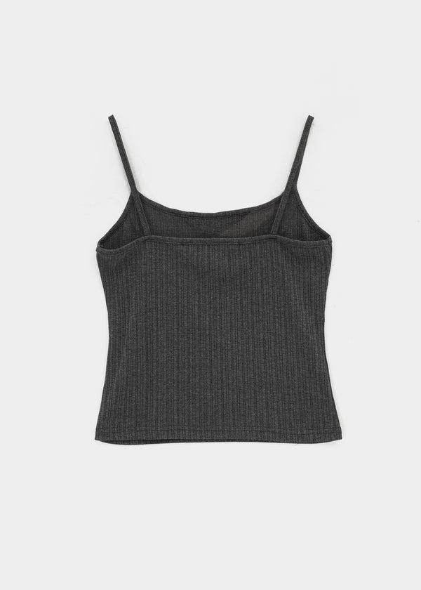 [MADE] Fluffy Layered Ribbed Sleeveless Top (Set Available)