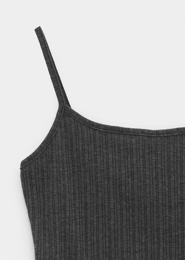 [MADE] Fluffy Layered Ribbed Sleeveless Top (Set Available)