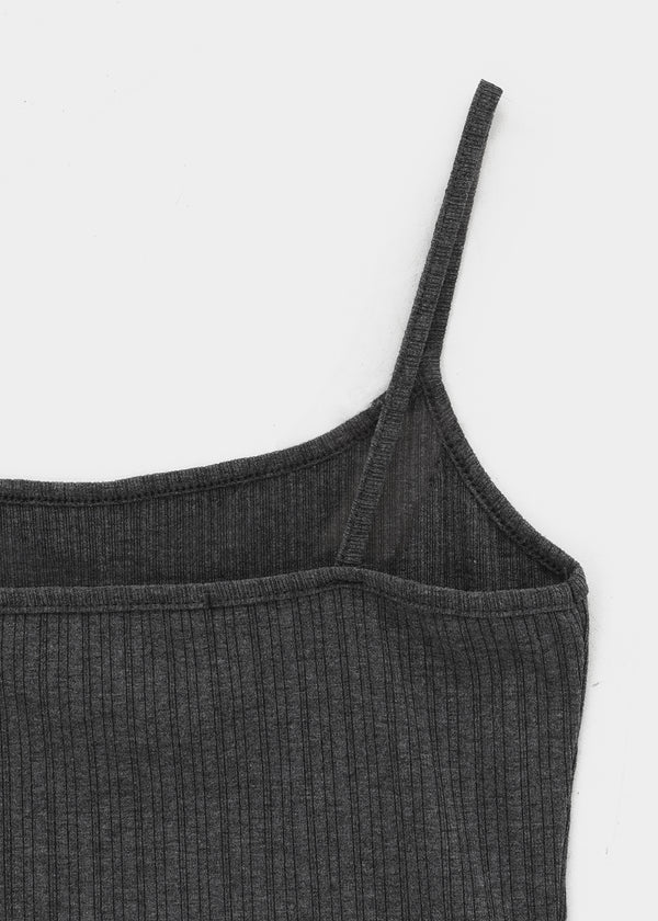 [MADE] Fluffy Layered Ribbed Sleeveless Top (Set Available)