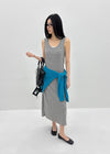 Nuss Layered Sleeveless Long Dress