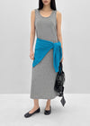 Nuss Layered Sleeveless Long Dress