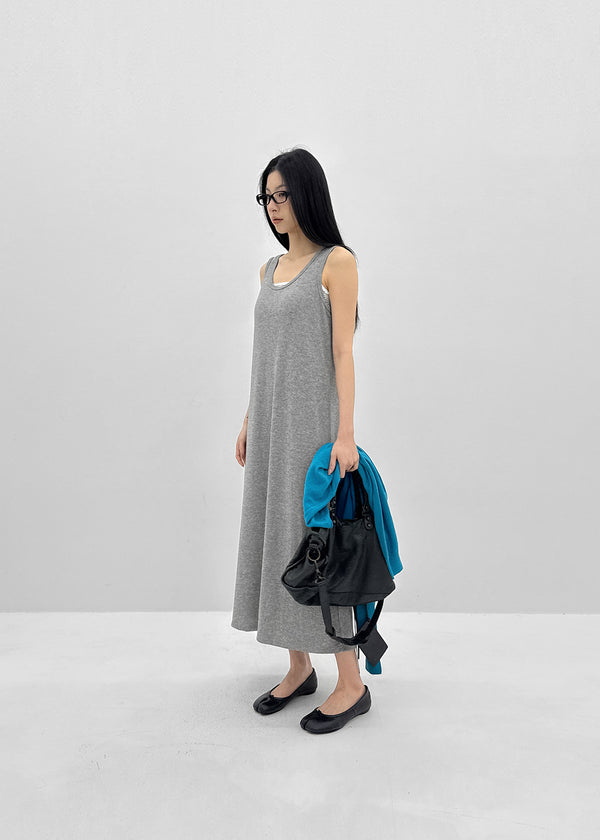 Nuss Layered Sleeveless Long Dress