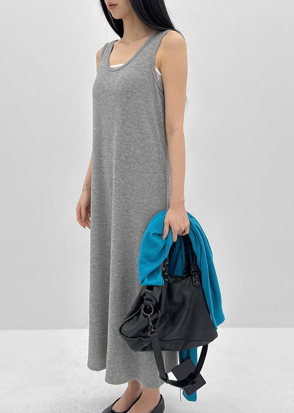 Nuss Layered Sleeveless Long Dress