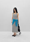 Nuss Layered Sleeveless Long Dress