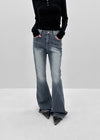 Pevert Washing Bootcut Denim Pants