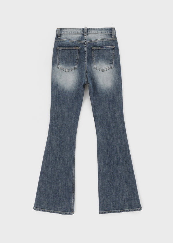 Pevert Washing Bootcut Denim Pants