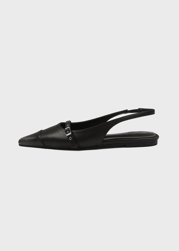 Keshong Stiletto Slingback Flat Shoes