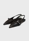 Keshong Stiletto Slingback Flat Shoes
