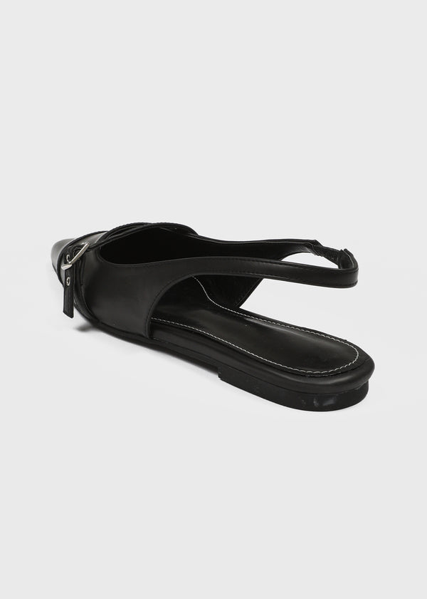 Keshong Stiletto Slingback Flat Shoes