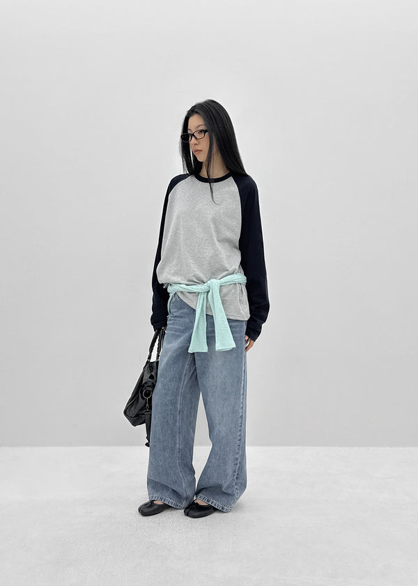 Bafiu Raglan Long Sleeve T-shirt