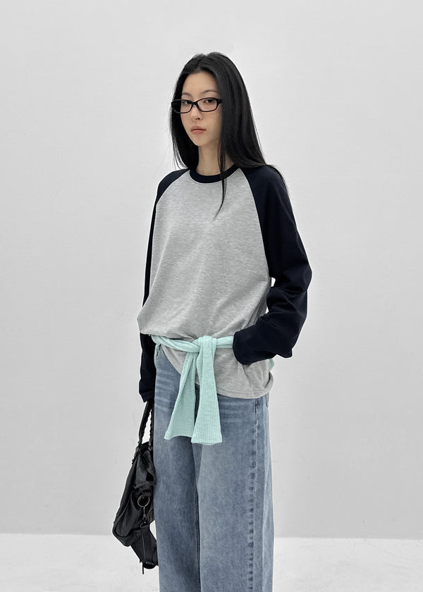 Bafiu Raglan Long Sleeve T-shirt