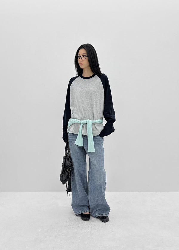 Bafiu Raglan Long Sleeve T-shirt