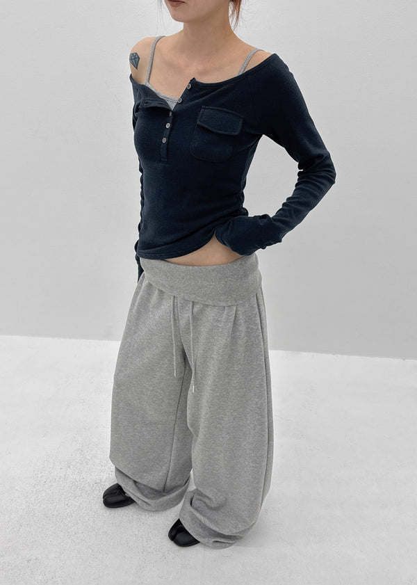 Atone Folding Wide Training Pants