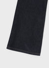 Cant Button Non-faded Bootcut Denim Pants