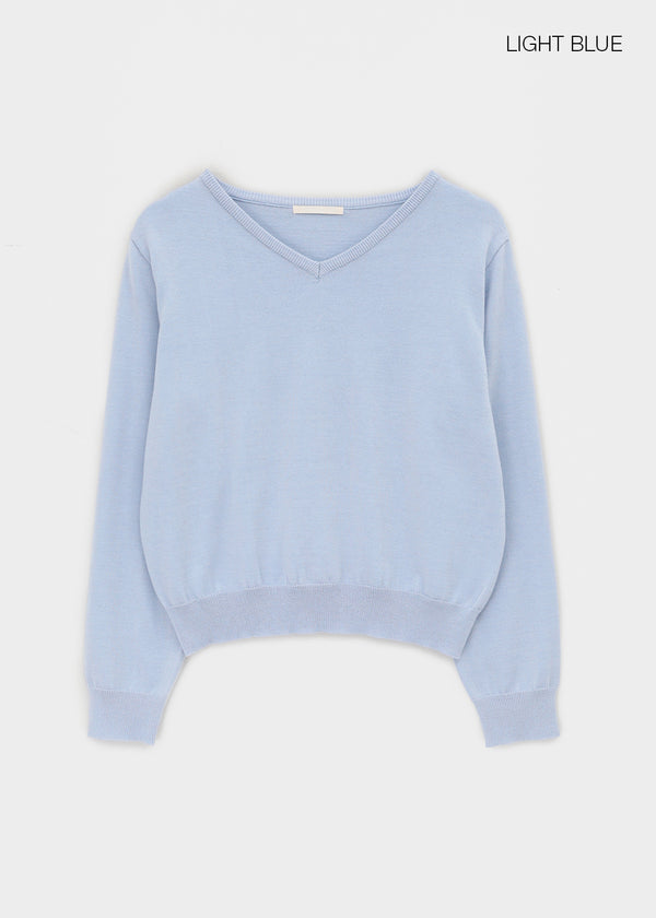 Silkein V-neck Knit