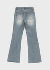 Romhat Low-waist Washed Bootcut Denim Pants