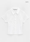 [MADE] Winkle Pleated Short Sleeve Shirt