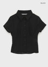 [MADE] Winkle Pleated Short Sleeve Shirt