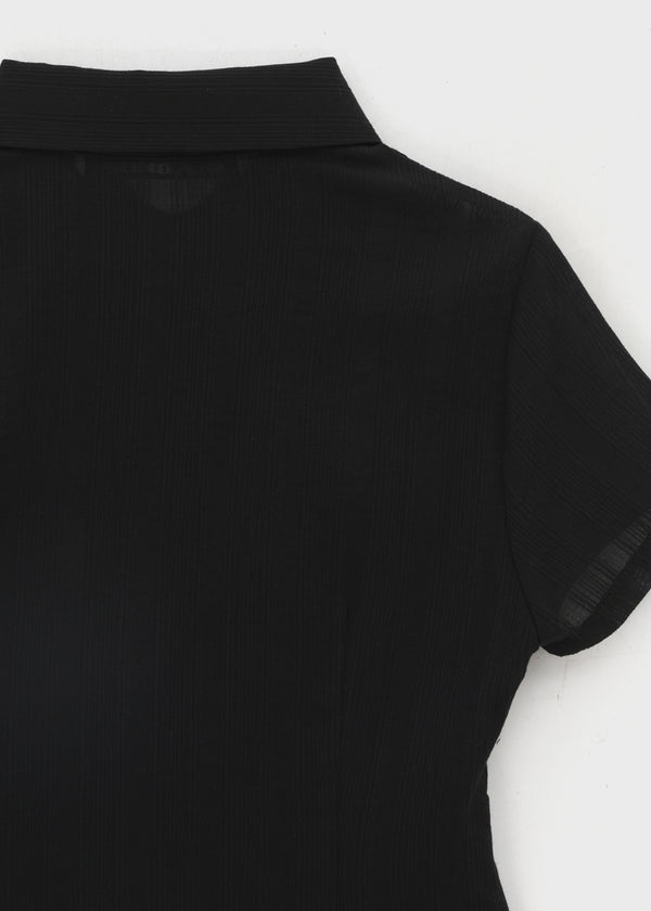 [MADE] Winkle Pleated Short Sleeve Shirt