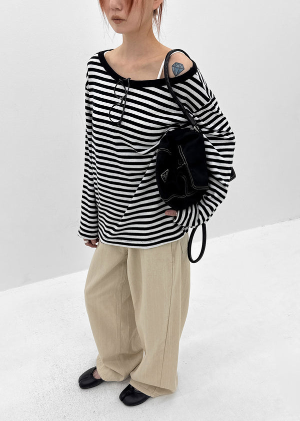 [MADE] Leaf Linen-Like Back-Pocket Cotton Pants