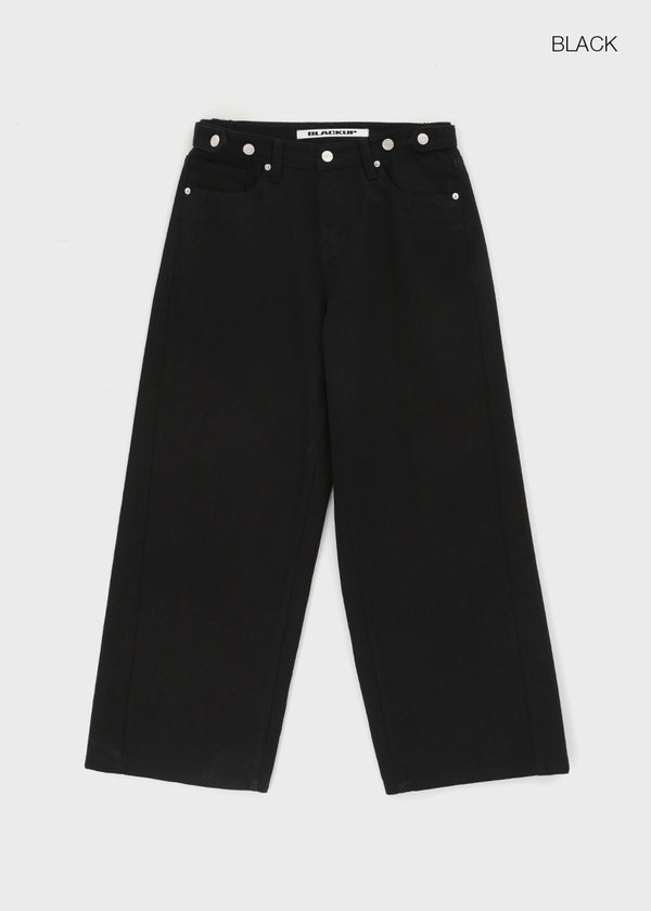 [MADE] Leaf Linen-Like Back-Pocket Cotton Pants