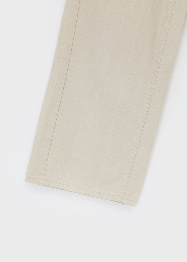 [MADE] Leaf Linen-Like Back-Pocket Cotton Pants