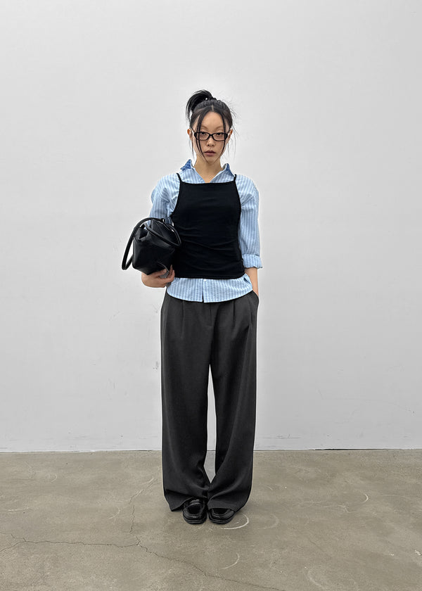 Spiku Square Neck Sleeveless Top