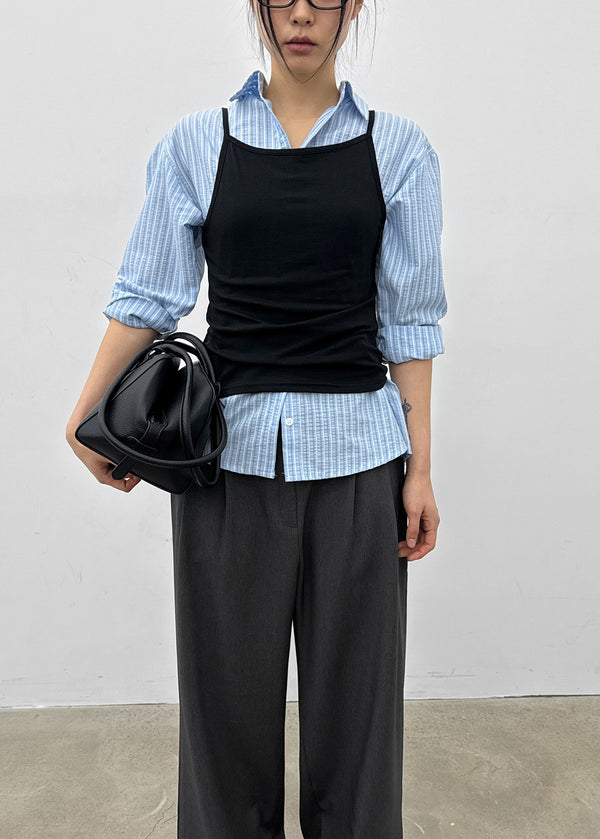 Spiku Square Neck Sleeveless Top