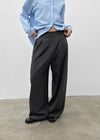 Kojina Wide Pintuck Slacks