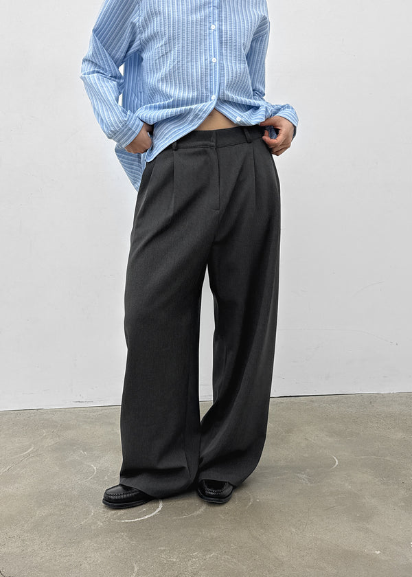 Kojina Wide Pintuck Slacks