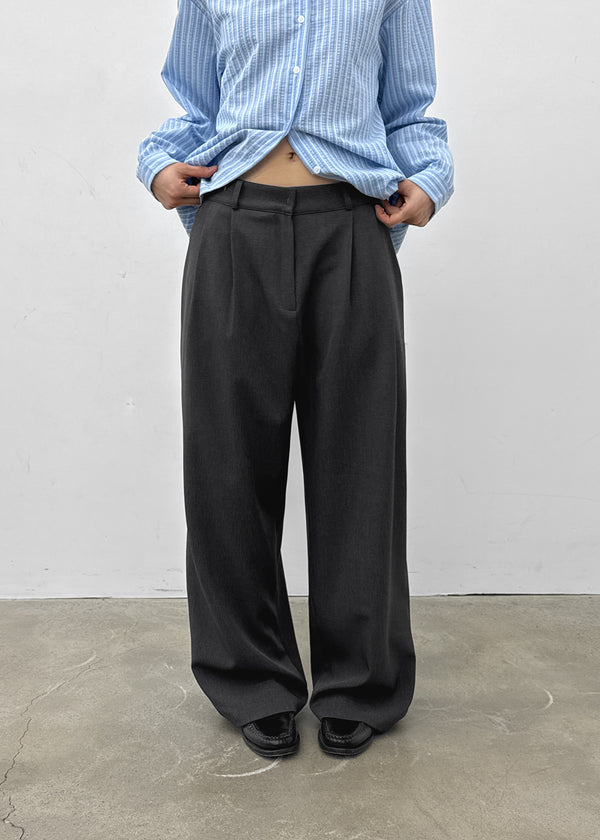 Kojina Wide Pintuck Slacks