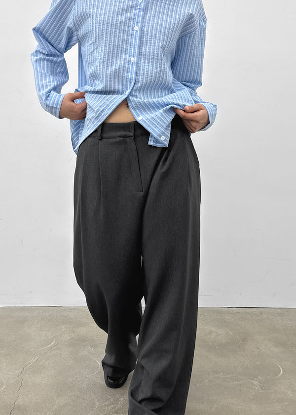 Kojina Wide Pintuck Slacks