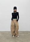 (UNISEX) Amune Cotton Wide Balloon Pants