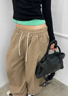 (UNISEX) Amune Cotton Wide Balloon Pants