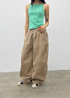 (UNISEX) Amune Cotton Wide Balloon Pants