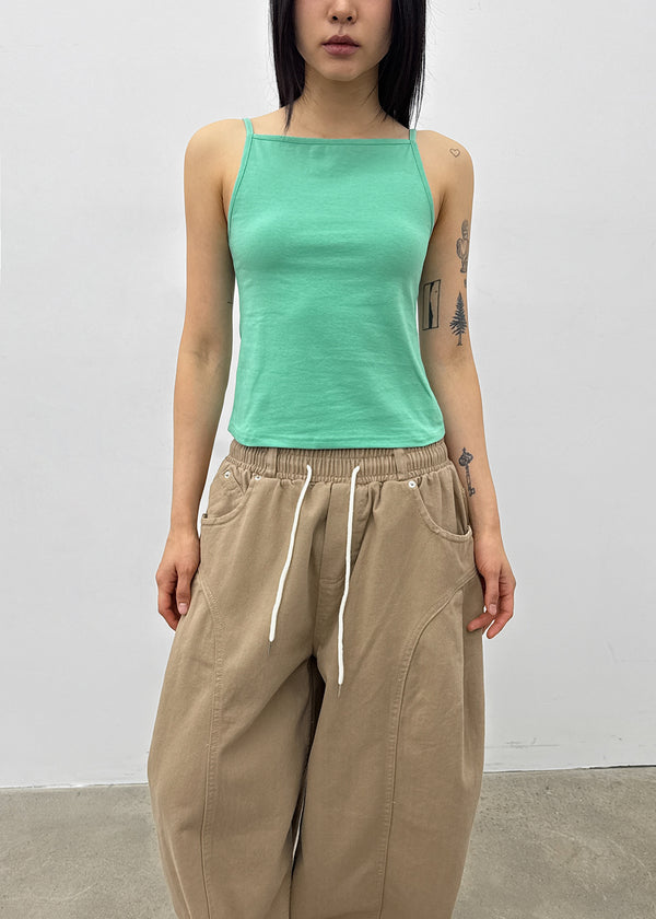 Spiku Square Neck Sleeveless Top